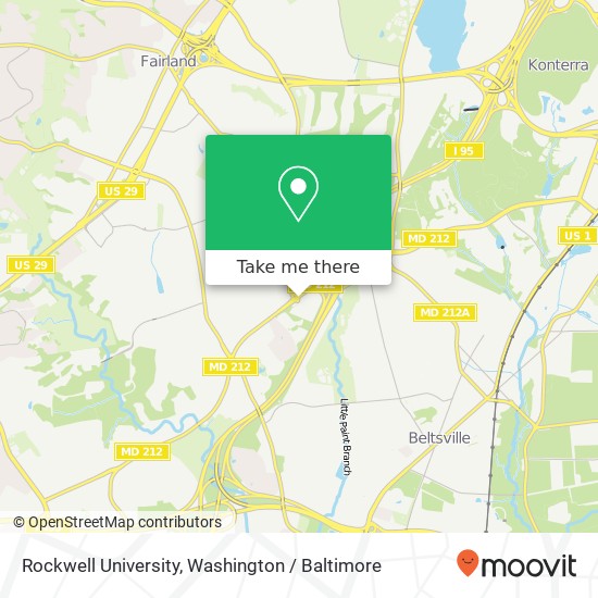 Mapa de Rockwell University