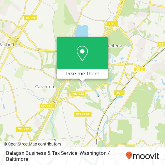 Mapa de Balagan Business & Tax Service