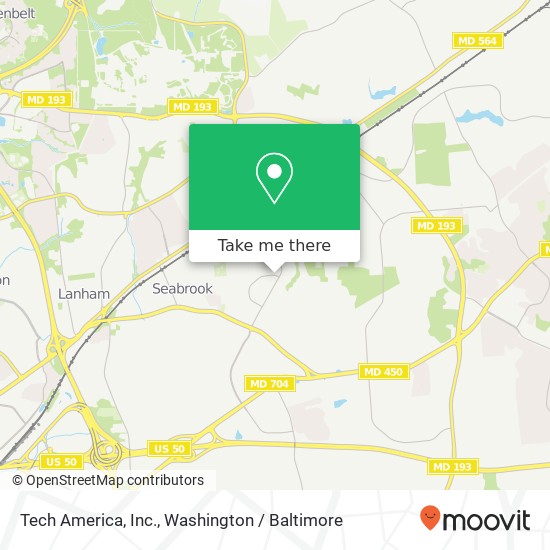 Tech America, Inc. map