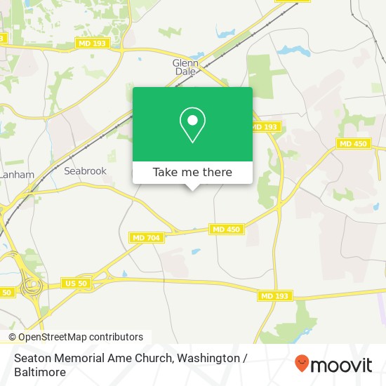 Mapa de Seaton Memorial Ame Church