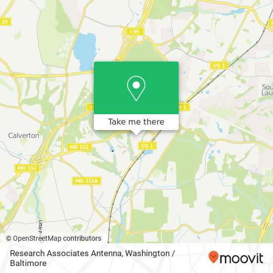 Research Associates Antenna map