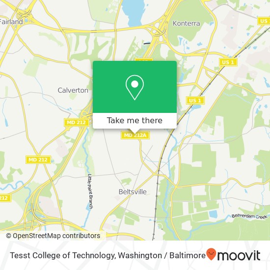 Tesst College of Technology map