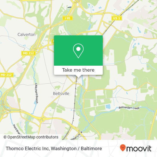Mapa de Thomco Electric Inc