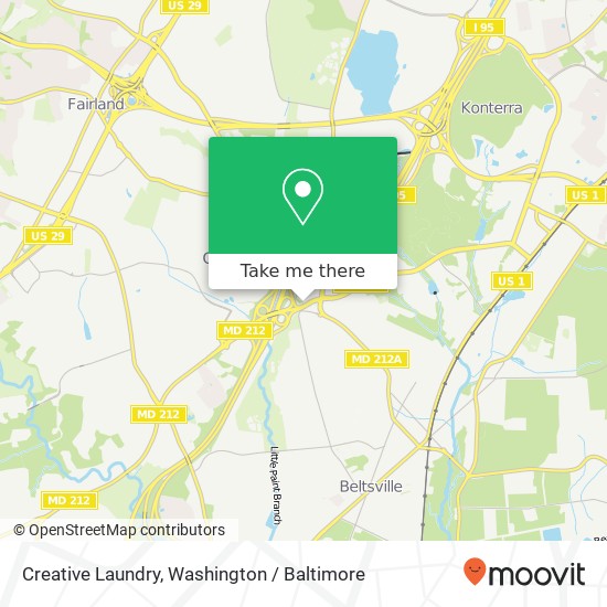 Creative Laundry map