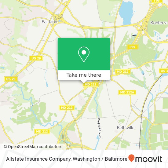 Allstate Insurance Company map