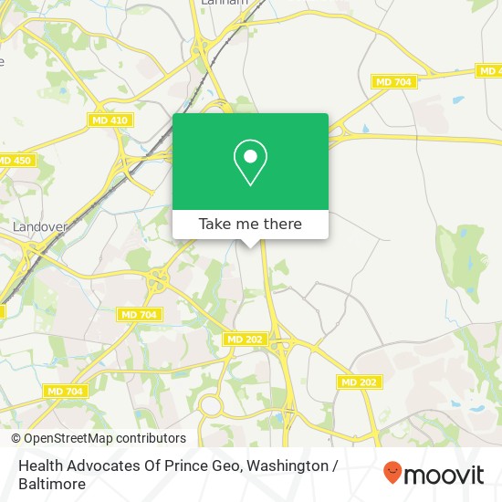 Mapa de Health Advocates Of Prince Geo