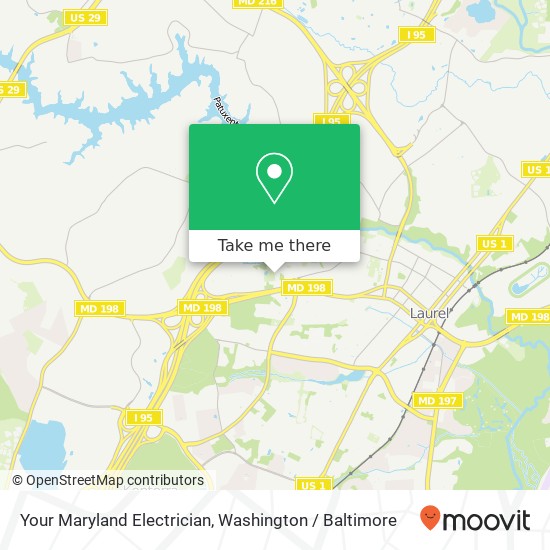 Mapa de Your Maryland Electrician