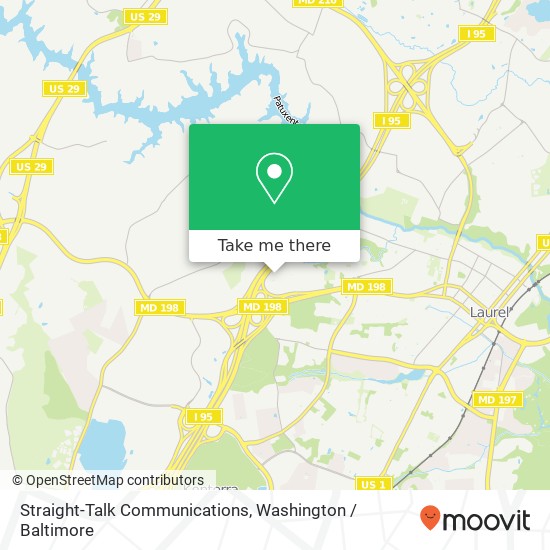 Straight-Talk Communications map