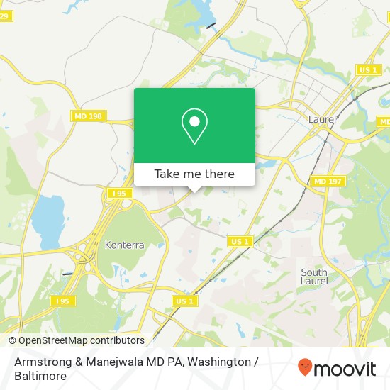 Armstrong & Manejwala MD PA map