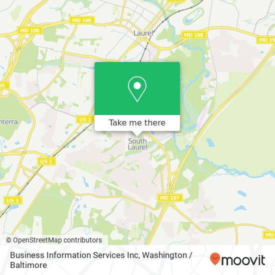 Mapa de Business Information Services Inc