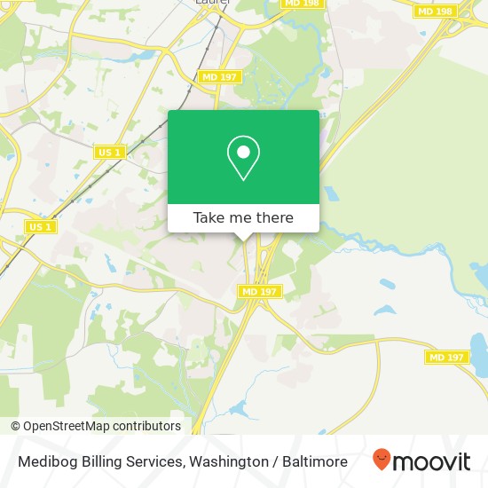 Mapa de Medibog Billing Services