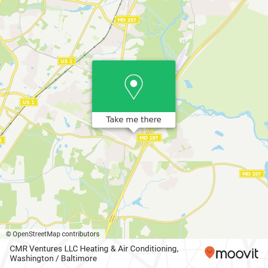 Mapa de CMR Ventures LLC Heating & Air Conditioning