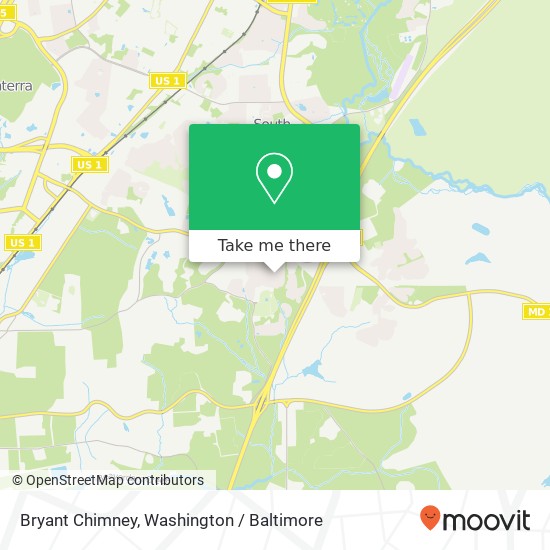 Bryant Chimney map