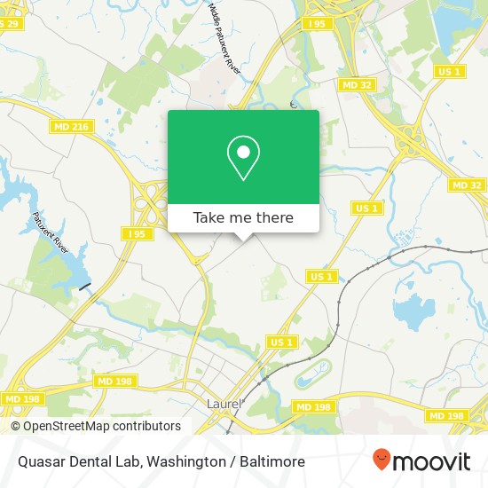 Mapa de Quasar Dental Lab