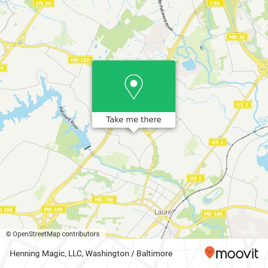 Henning Magic, LLC map