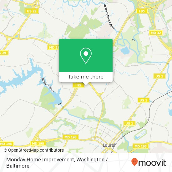 Mapa de Monday Home Improvement