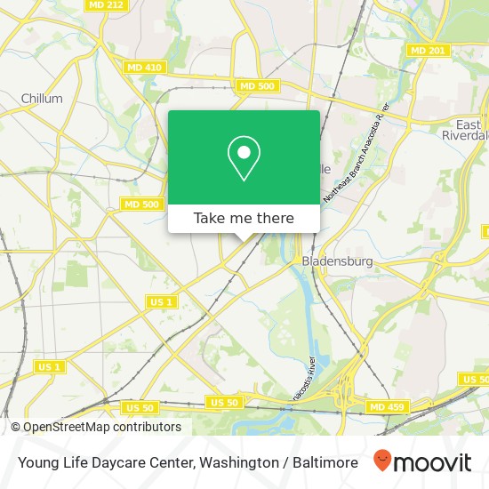 Young Life Daycare Center map