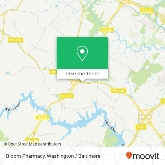 Mapa de Bloom Pharmacy