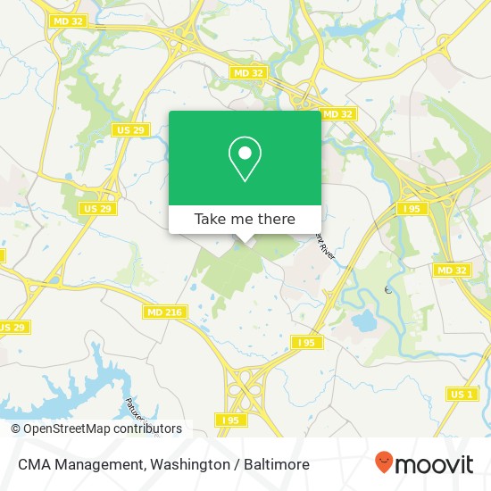 CMA Management map