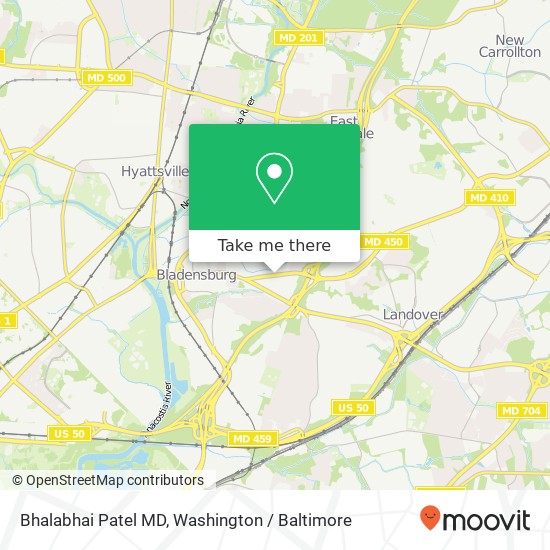 Mapa de Bhalabhai Patel MD