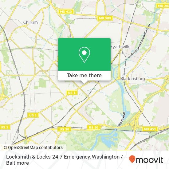 Locksmith & Locks-24 7 Emergency map