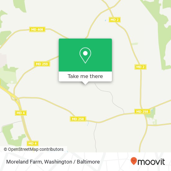 Mapa de Moreland Farm