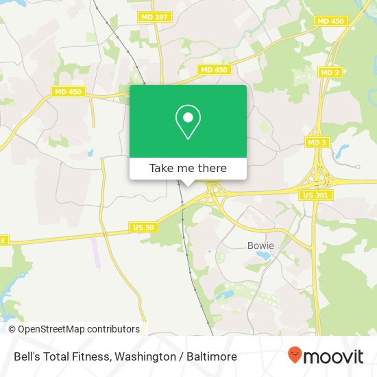 Mapa de Bell's Total Fitness