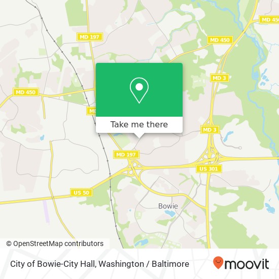 Mapa de City of Bowie-City Hall