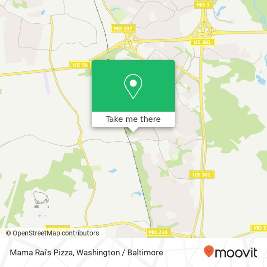 Mama Rai's Pizza map
