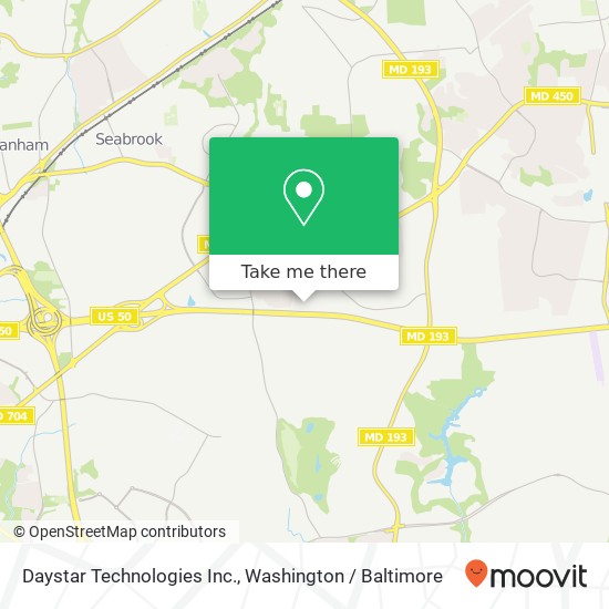 Mapa de Daystar Technologies Inc.