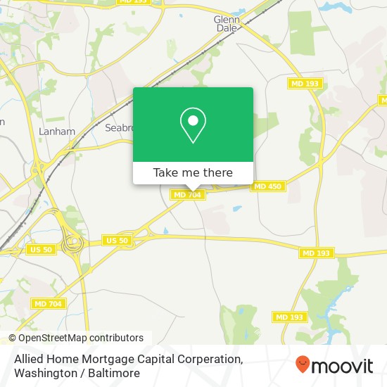 Mapa de Allied Home Mortgage Capital Corperation