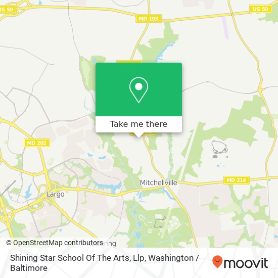 Mapa de Shining Star School Of The Arts, Llp