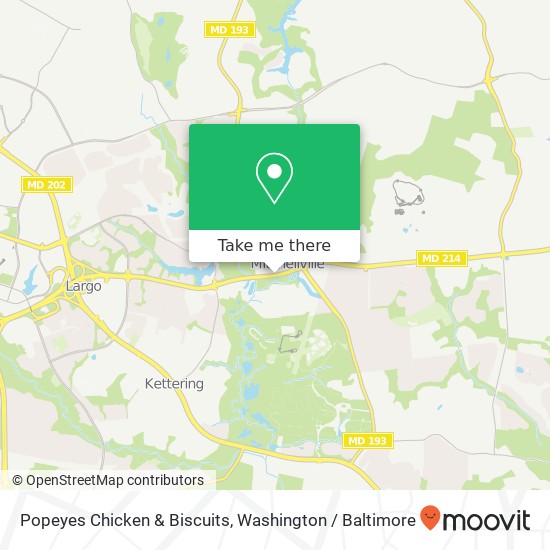 Popeyes Chicken & Biscuits map