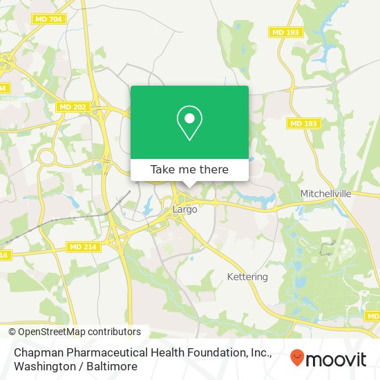 Mapa de Chapman Pharmaceutical Health Foundation, Inc.