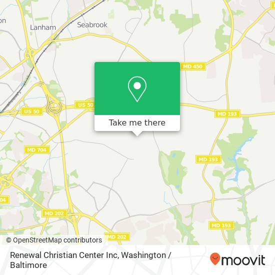 Mapa de Renewal Christian Center Inc
