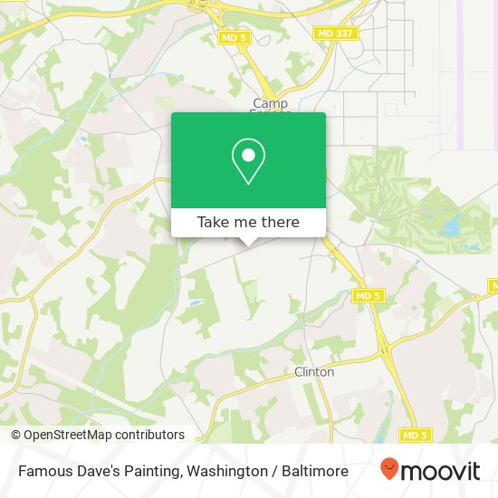 Famous Dave's Painting map