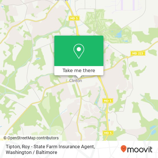 Mapa de Tipton, Roy - State Farm Insurance Agent