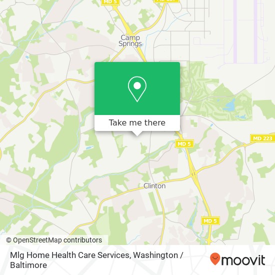 Mlg Home Health Care Services map