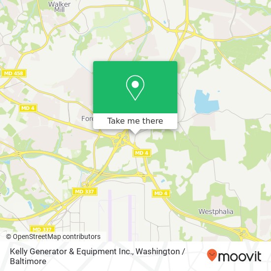 Mapa de Kelly Generator & Equipment Inc.