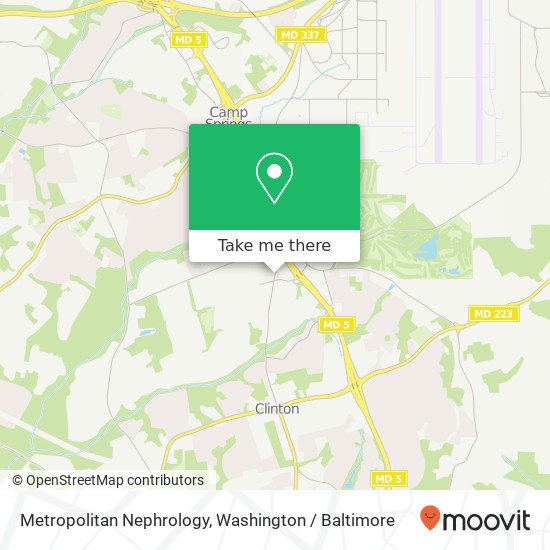 Mapa de Metropolitan Nephrology