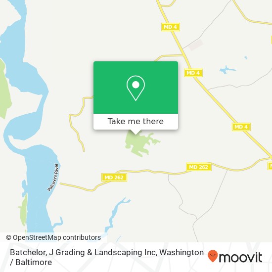 Batchelor, J Grading & Landscaping Inc map