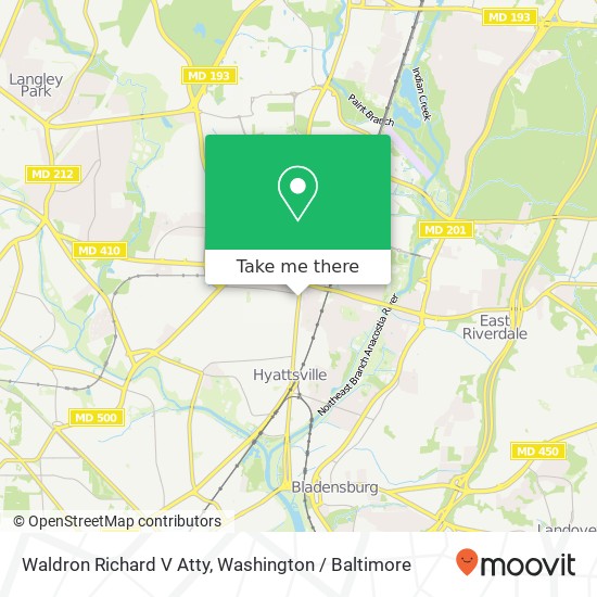 Waldron Richard V Atty map