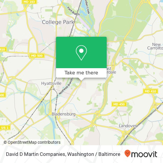 Mapa de David D Martin Companies