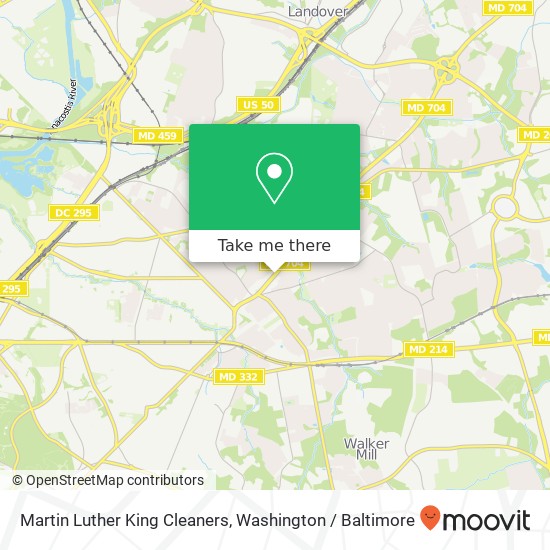 Mapa de Martin Luther King Cleaners