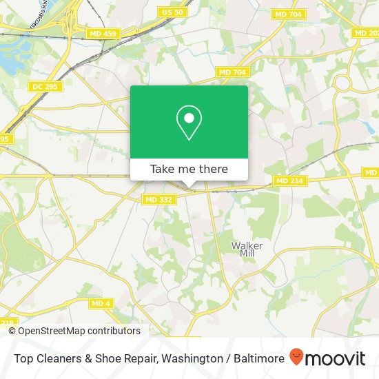Top Cleaners & Shoe Repair map