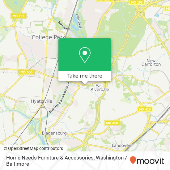 Mapa de Home Needs Furniture & Accessories