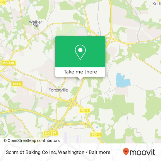 Mapa de Schmidt Baking Co Inc