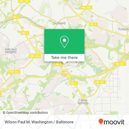 Wilson Paul M map