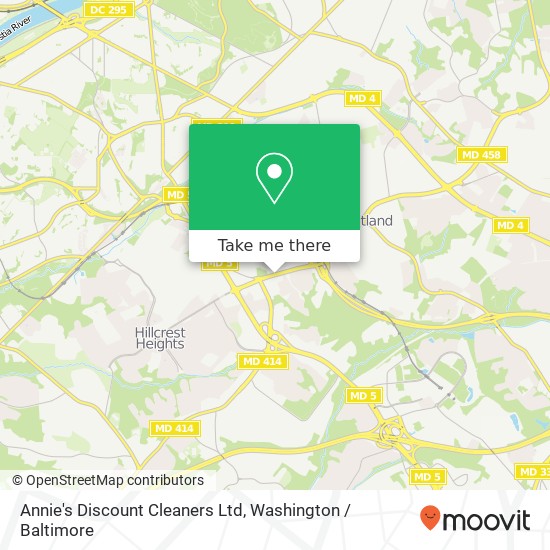 Mapa de Annie's Discount Cleaners Ltd