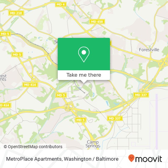 MetroPlace Apartments map